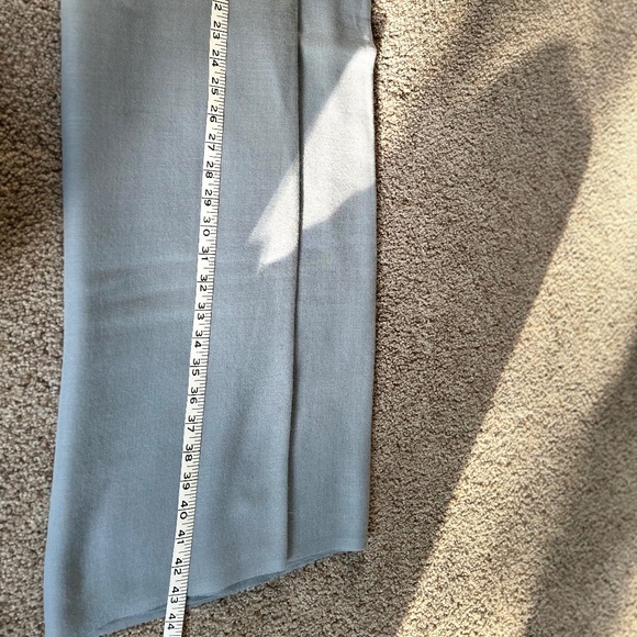 Ice blue/gray 100 percent wool big wrap for women - Picture 13 of 13